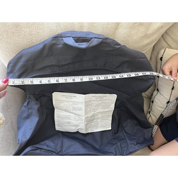 Pottery Barn Kids Solid Navy Blue Slipcover for Anywhere Small Chair New - Picture 2 of 4